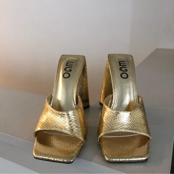 Gold Mules by EGO - Picture 7 of 10